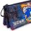 Estuche Triple de 2 Cremalleras Karactermania Sonic Portatodo Escolar