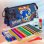 Estuche Triple de 2 Cremalleras Karactermania Sonic Portatodo Escolar