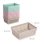 Bandejas Organizadoras Plastic Forte Multiusos Rosa Juego de 2