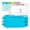 Borsa Triple Officebox Colepack Eco Azzurro Chiaro con Materiale Scolastico Incluso