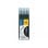 Bolígrafo de Gel Pilot FriXion Ball Medio Negro 0,7 mm Pack 6 Unidades