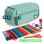 Estuche Escolar Triple Grafoplás BitsBobs con Material Incluido Azul Soft