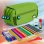 Estuche Escolar Triple Grafoplás BitsBobs con 40 Utensilios Incluidos Verde