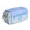 Estuche Portatodo Triple Grafoplás Kuru Azul 23 x 12 x 14 cm