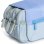 Estuche Portatodo Triple Grafoplás Kuru Azul 23 x 12 x 14 cm