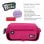 Estuche Escolar Triple Grafoplás BitsBobs con 40 Utensilios Incluidos Magenta