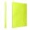 Cartella Liderpapel A4 con 40 Buste Trasparenti Giallo Fluorescente