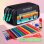 Estuche Triple ColePack EcoDesign Grafoplás con Material Escolar Incluido