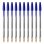Bic - Set di 10 penne BIC Cristal Original blu a inchiostro olio