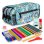 Estuche Escolar Triple Grafoplás ColePack Design con 40 utensilios y 3 cremalleras incluidos