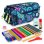 Estuche Escolar Triple Grafoplás Design Pack ColePack con 40 Utensilios