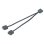 Câble Splitter Addressable RGB Akasa AK-CBLD08-12BK 0,12 m Noir