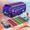 Estuche Escolar Triple ColePack Grafoplás con 40 Utensilios Incluidos
