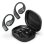 Auriculares JLab Epic Open Sport sans fil Bluetooth 5.4 avec réduction de bruit, LDAC et charge sans fil, noir