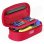 Estuche Portatodo Ovalado Officebox Multiuso Rosso
