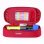 Estuche Portatodo Ovalado Officebox Multiuso Rosso