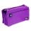 Estuche Escolar Grafoplás Bits and Bobs Cuádruple Violeta Expandible