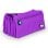 Estuche Escolar Grafoplás Bits and Bobs Cuádruple Violeta Expandible