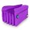 Estuche Escolar Grafoplás Bits and Bobs Cuádruple Violeta Expandible