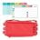 Astuccio Triplo Officebox Colepack Eco Corallo con Materiale Scolastico Incluso