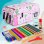 Estuche Portatodo Triple Grafoplás Bits and Bobs Design Tropical