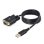 Cable Adaptador USB a Serie StarTech de 1 m Módem Nulo RS-232 DB-9