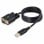 Cable Adaptador USB a Serie StarTech de 1 m Módem Nulo RS-232 DB-9