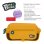 Estuche Escolar Triple Grafoplás BitsBobs con 40 Utensilios Incluidos Amarillo