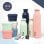 Afilaborra Milan Compact Serie 1918 Rosa con 2 Gomas de Recambio