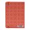 Quaderno A6 Javier Panot copertine rigide segnalibro rosso