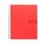 Cuaderno Espiral A4 Liderpapel Cuadriculado 80h 90gr Rojo
