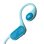 Auriculares JBL Junior Free sem fios Bluetooth para desporto com proteção IPX4, microfone, verde azulado