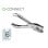 Taladrador Q-Connect KF18765 Metalico Cromado 6 mm 6 Hojas