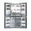 Frigorífico Americano Haier 34006189 Total No Frost 182,5cm 700L C Blanco