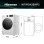 Máquina de Lavar Roupa Hisense WF1I9042BWP2 9 Kg 1400rpm A Branco Inverter Vapor