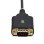 Adaptador USB a Serie StarTech.com 2 Puertos RS232 DB9 4m Negro Gris
