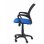 Bürostuhl Piqueras y Crespo 312AZ ergonomisch mit Netzrückenlehne und blauer Sitzfläche