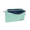 Milan 1918 - Porte-clés scolaire rectangulaire 5 compartiments Vert
