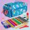 Estuche Portatodo Triple Design Grafoplás Bits and Bobs 23 x 10 x 10 cm bolsillos extras
