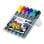 Rotulador Permanente Staedtler Lumocolor Art Ponta Biselada 2-5 Mm Pack 6x