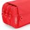 Astuccio Triplo Officebox Rosso Corallo con Materiale Scolastico Incluso