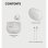 Auriculares Beyerdynamic AMIRON ZERO inalámbricos Bluetooth para deportes con diseño abierto y carga rápida blancos