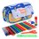 Estuche Triple Milan Blue Odyssey con Material Escolar Incluido
