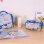 Estuche Triple Milan Blue Odyssey con Material Escolar Incluido