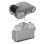 Empuñadura En Forma De L De Silicona Smallrig 4712 Para Fujifilm X-t50, Color Plata Carbón