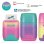 Gomma e Temperino Milan Sunset Pack Compacto Lila