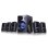 Colunas F&D 5.1 canais Bluetooth 80W com subwoofer ativo