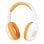 Auriculares Konix Naruto inalámbricos Bluetooth 5.3 gaming con micrófono y cable 3,5 mm naranja y blanco