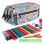 Estuche Triple EcoDesign ColePack Grafoplás con Material Escolar Incluido y Cremalleras