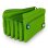 Estuche Portatodo Cuádruple Grafoplás Bits and Bobs Verde